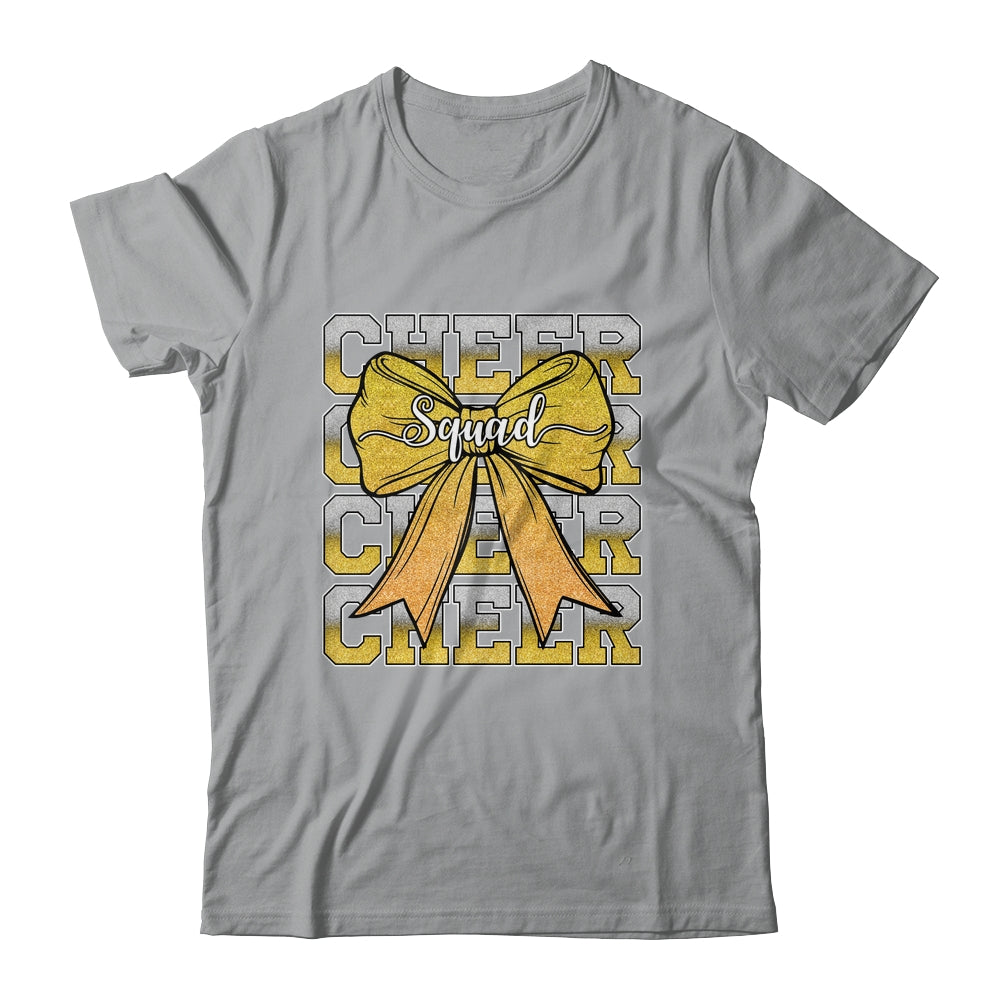 Cheer Squad Funny Cheerleader Cheerleading Coquette Yellow Shirt & Tank Top | siriusteestore