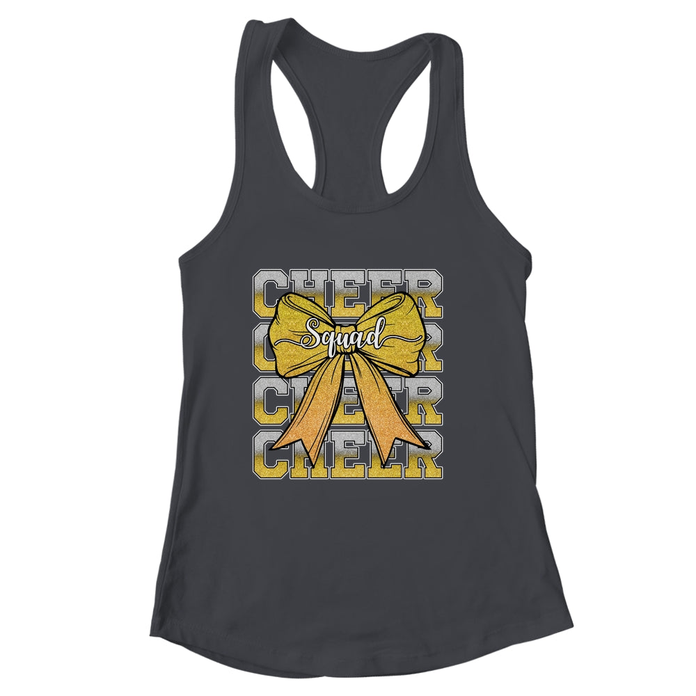 Cheer Squad Funny Cheerleader Cheerleading Coquette Yellow Shirt & Tank Top | siriusteestore