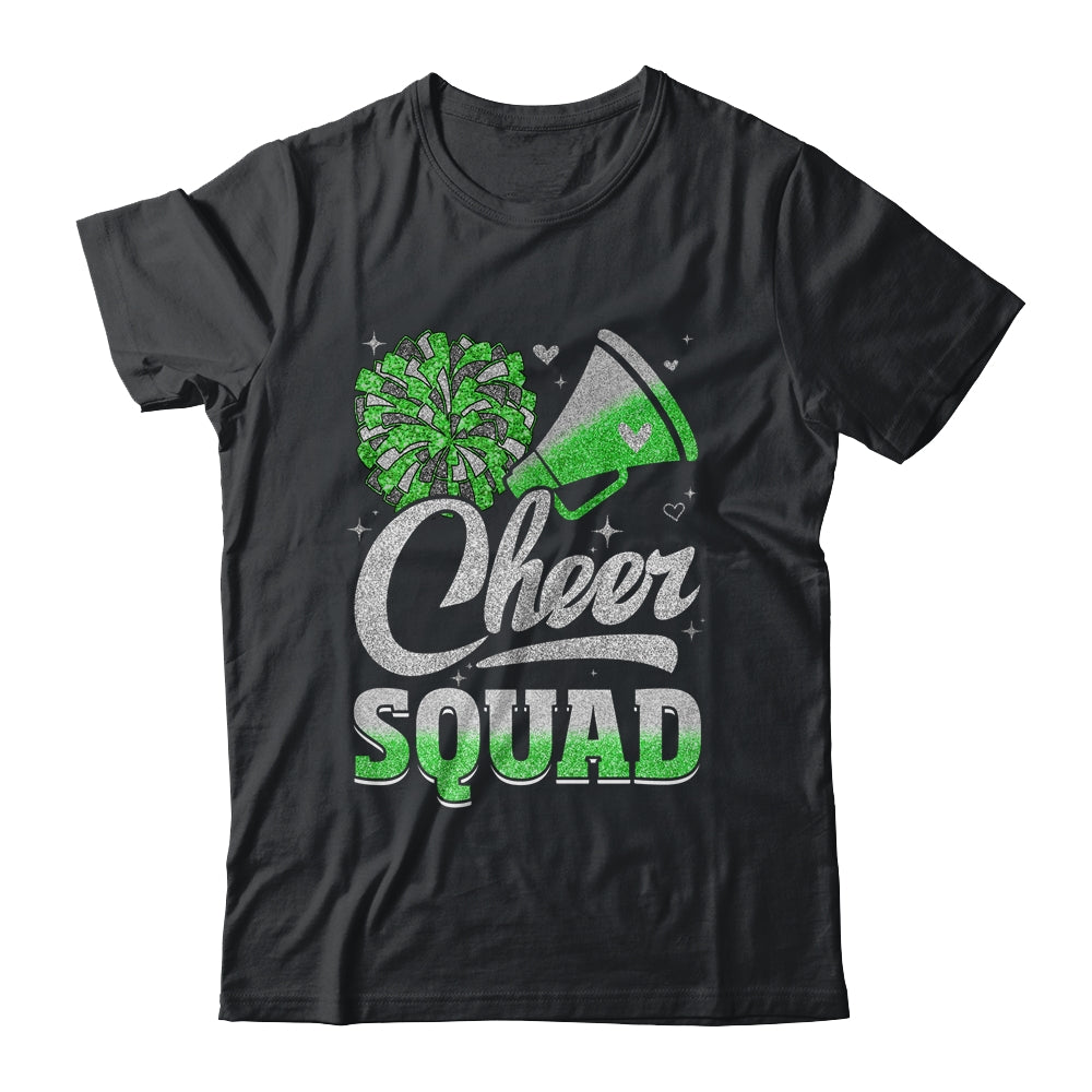 Cheer Squad Funny Cheerleader Cheerleading Green Women Girl Shirt & Tank Top | siriusteestore