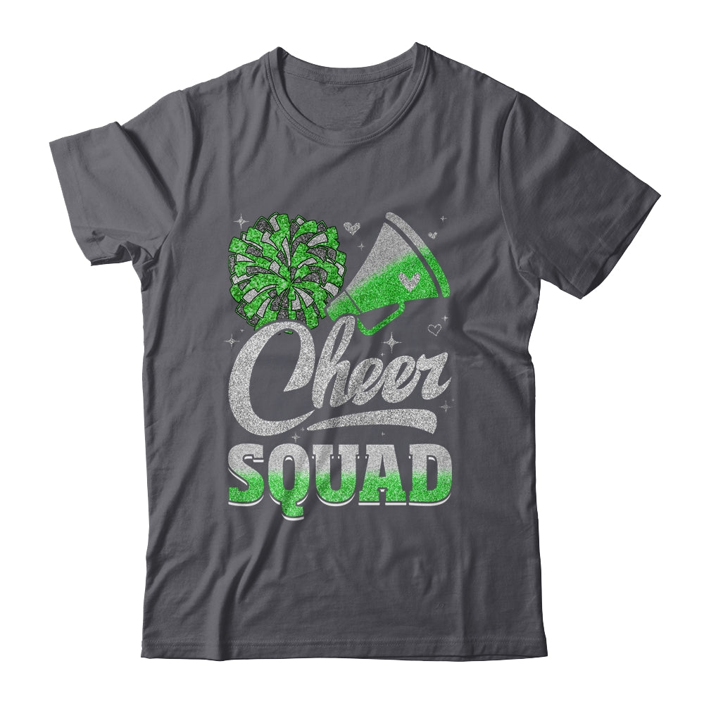 Cheer Squad Funny Cheerleader Cheerleading Green Women Girl Shirt & Tank Top | siriusteestore