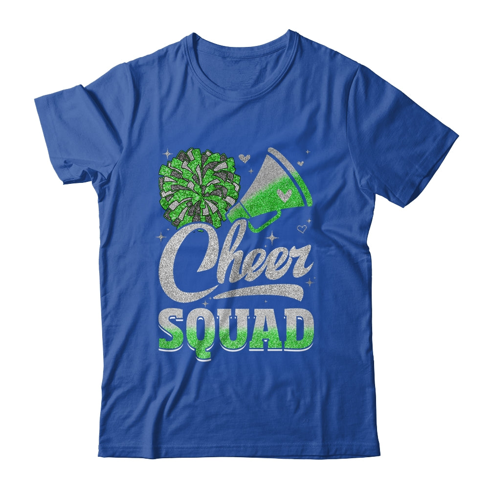Cheer Squad Funny Cheerleader Cheerleading Green Women Girl Shirt & Tank Top | siriusteestore