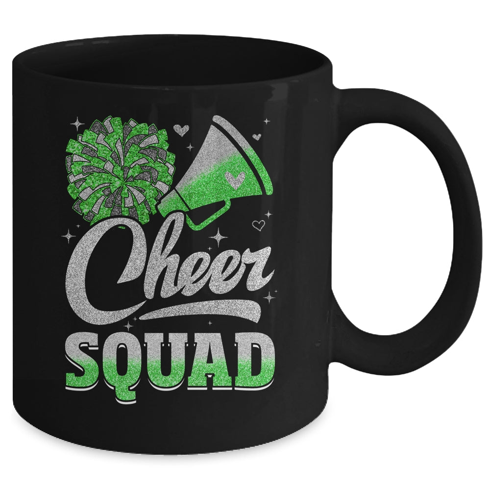 Cheer Squad Funny Cheerleader Cheerleading Green Women Girl Mug | siriusteestore