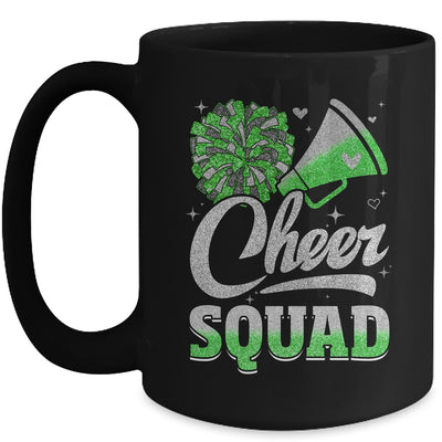 Cheer Squad Funny Cheerleader Cheerleading Green Women Girl Mug | siriusteestore