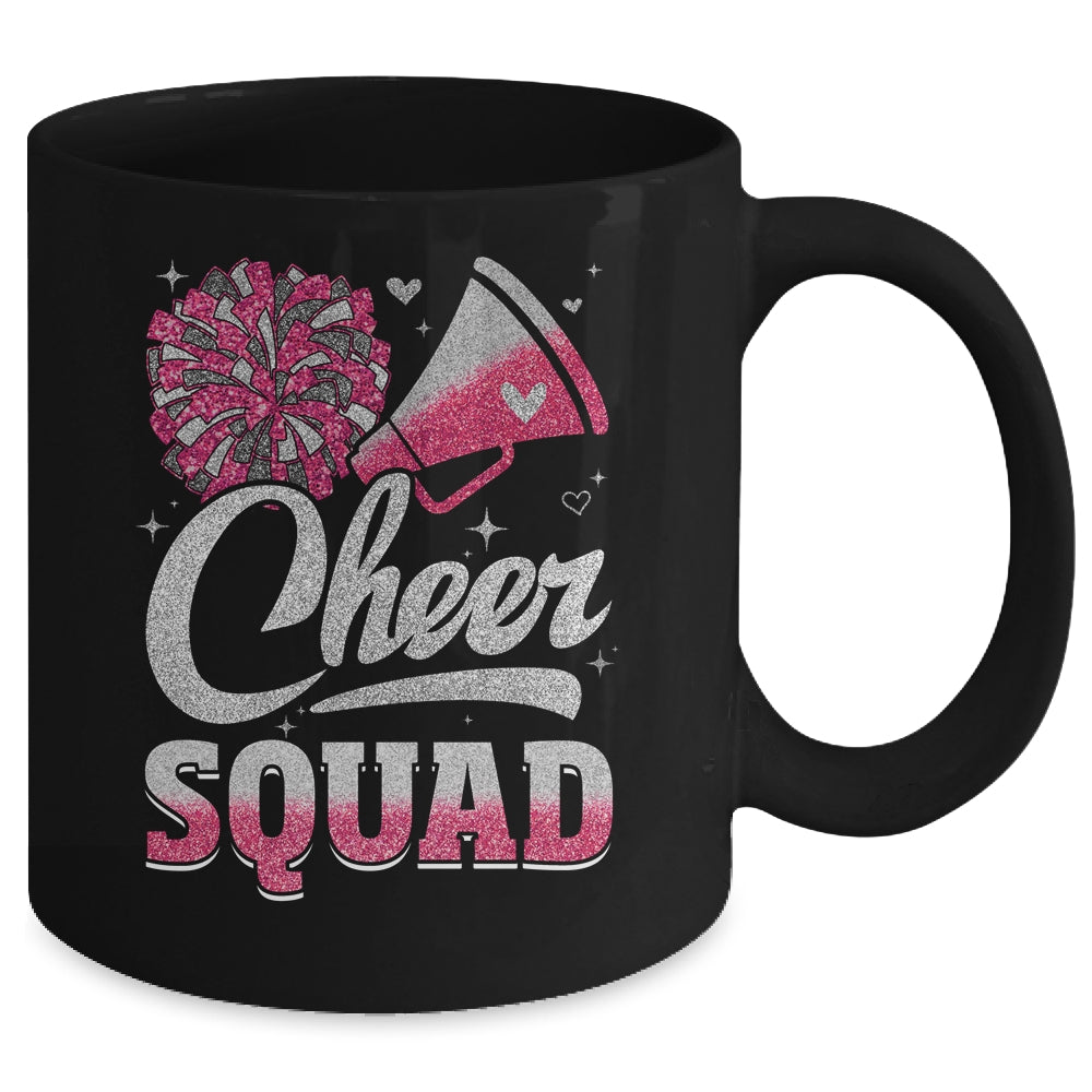 Cheer Squad Funny Cheerleader Cheerleading Pink Women Girl Mug | siriusteestore
