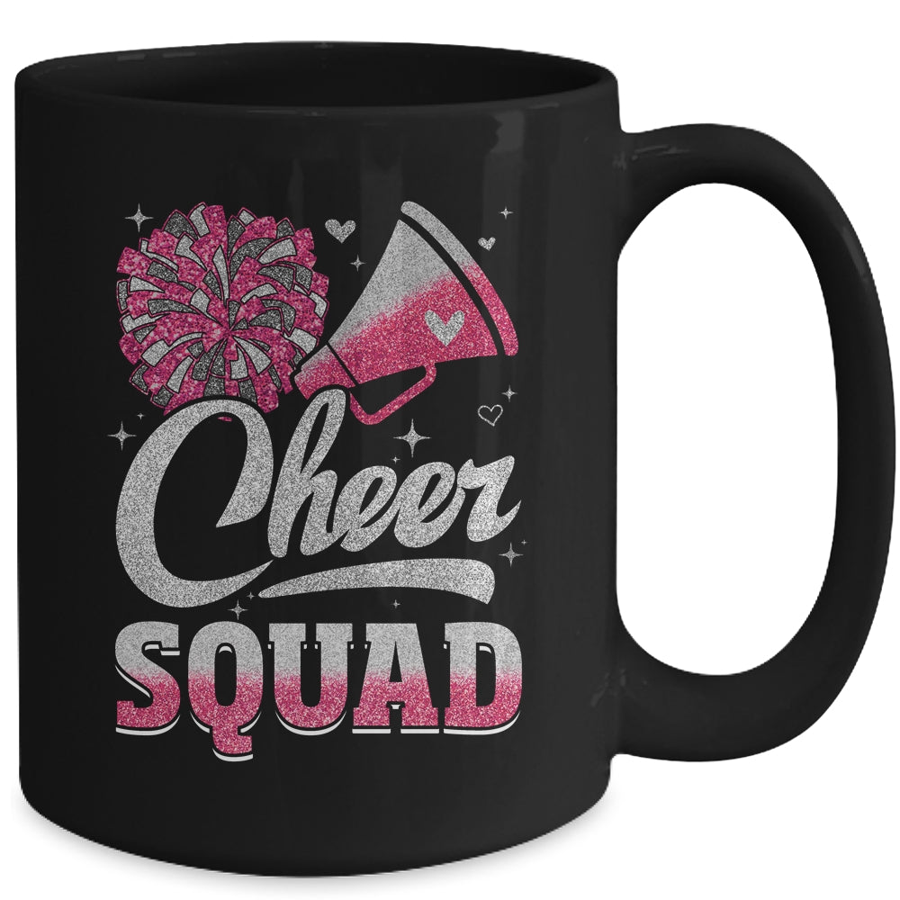 Cheer Squad Funny Cheerleader Cheerleading Pink Women Girl Mug | siriusteestore