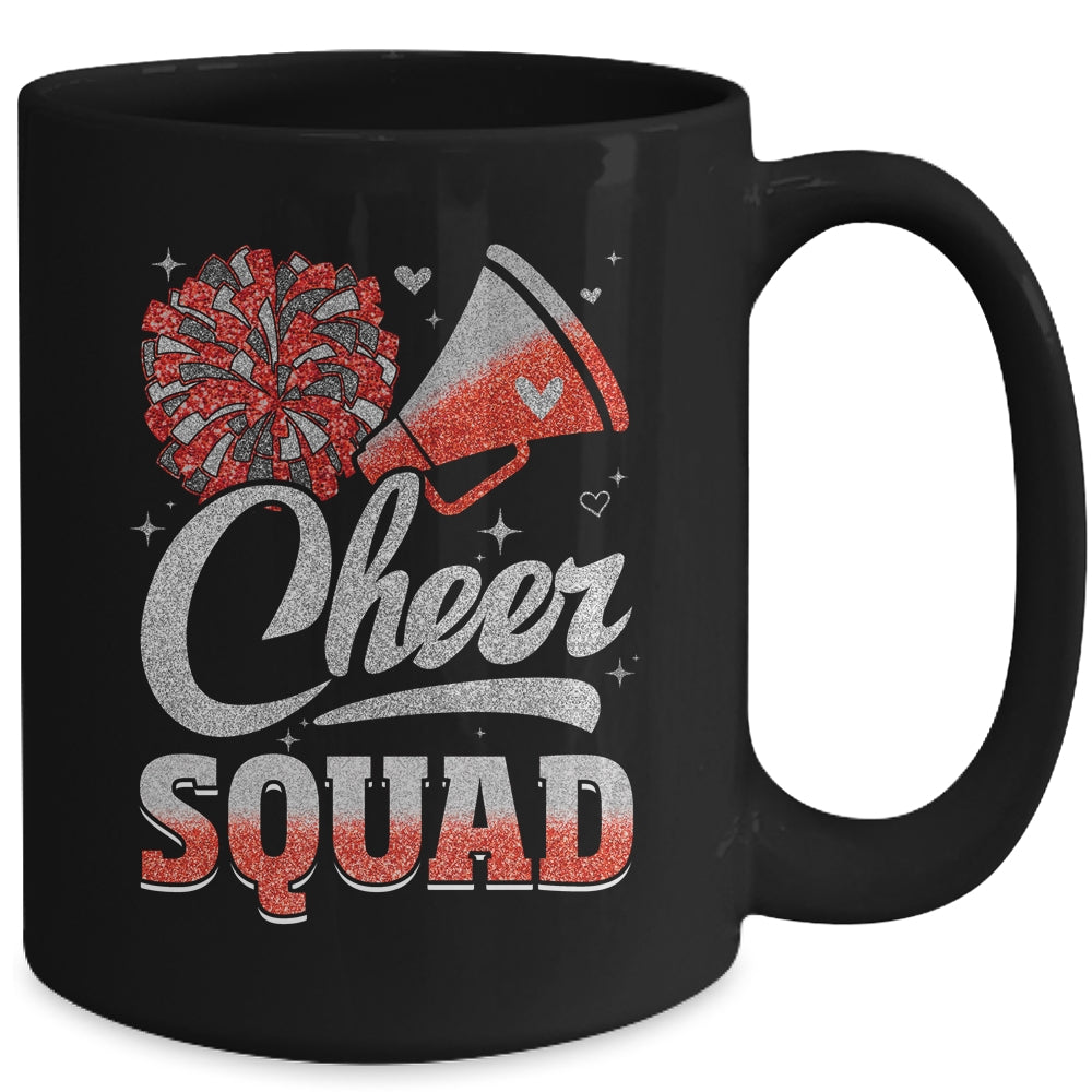 Cheer Squad Funny Cheerleader Cheerleading Red Women Girl Mug | siriusteestore