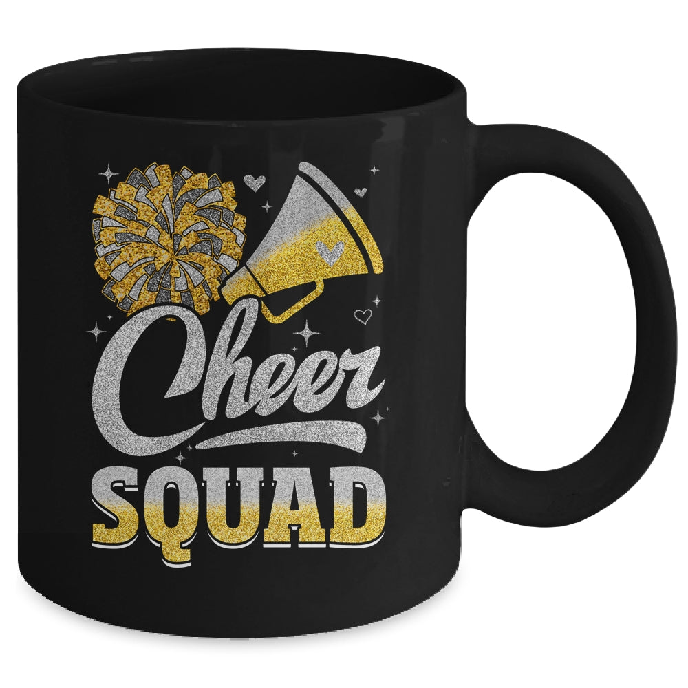 Cheer Squad Funny Cheerleader Cheerleading Yellow Women Girl Mug | siriusteestore