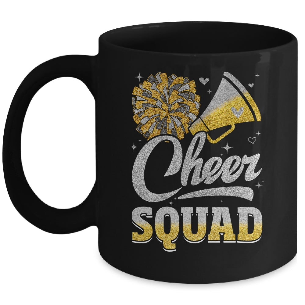 Cheer Squad Funny Cheerleader Cheerleading Yellow Women Girl Mug | siriusteestore