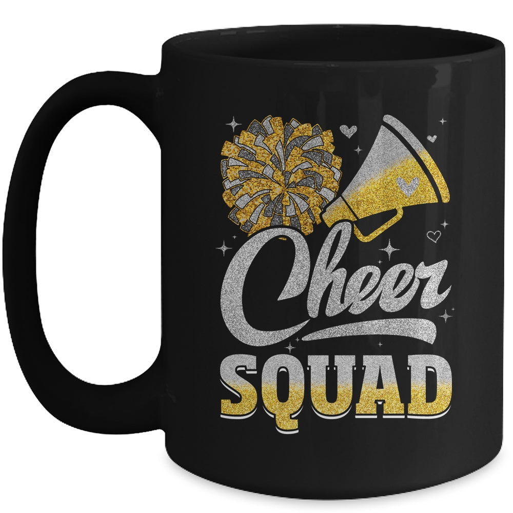 Cheer Squad Funny Cheerleader Cheerleading Yellow Women Girl Mug | siriusteestore