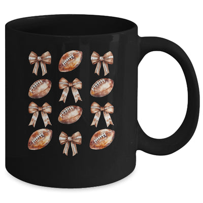 Cheerleader Football Mom Coquette Bow Game Day Women Girls Mug | siriusteestore