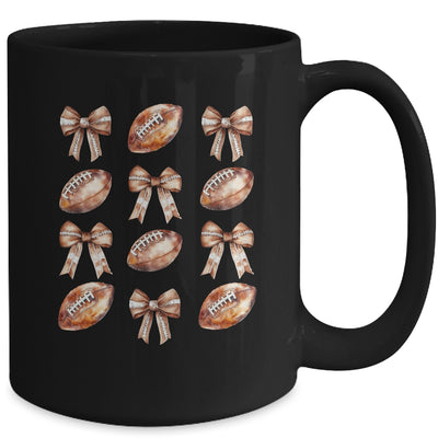 Cheerleader Football Mom Coquette Bow Game Day Women Girls Mug | siriusteestore