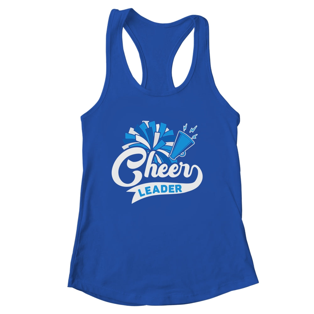 Cheerleader For Girls Women Cheerleading Cheer Practice Blue Shirt & Tank Top | siriusteestore