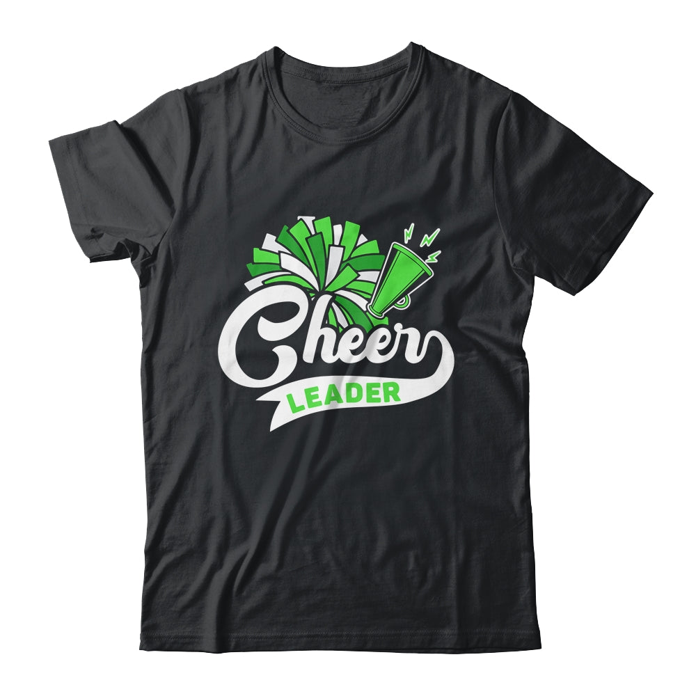 Cheerleader For Girls Women Cheerleading Cheer Practice Green Shirt & Tank Top | siriusteestore