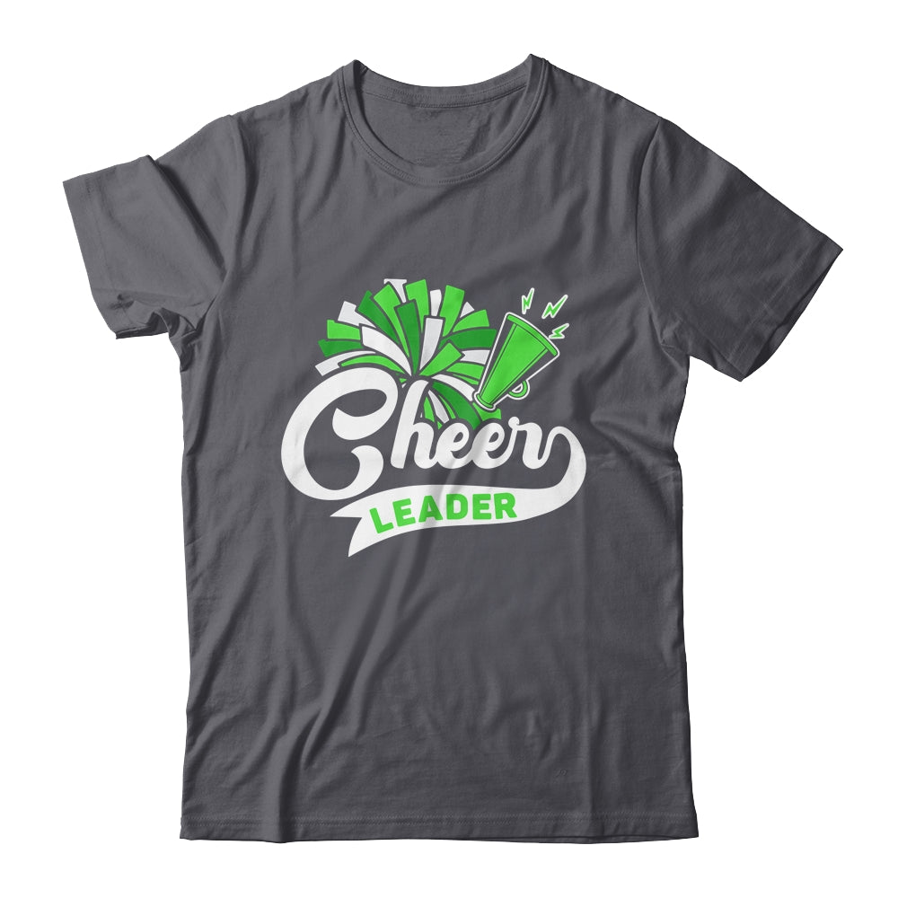Cheerleader For Girls Women Cheerleading Cheer Practice Green Shirt & Tank Top | siriusteestore