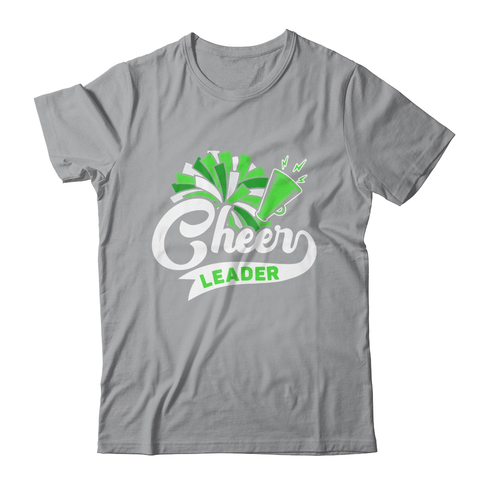 Cheerleader For Girls Women Cheerleading Cheer Practice Green Shirt & Tank Top | siriusteestore