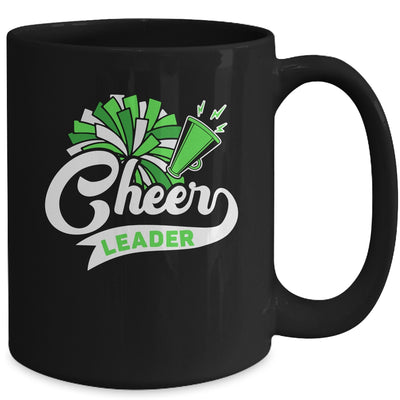 Cheerleader For Girls Women Cheerleading Cheer Practice Green Mug | siriusteestore