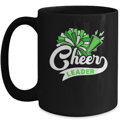 Cheerleader For Girls Women Cheerleading Cheer Practice Green Mug | siriusteestore