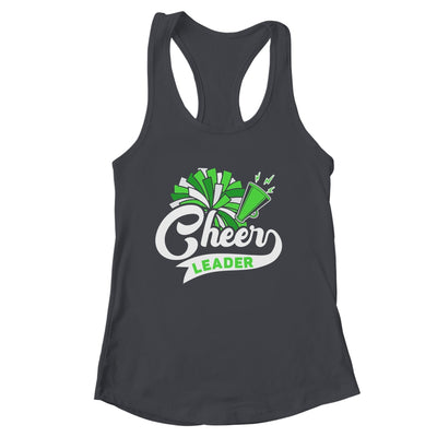 Cheerleader For Girls Women Cheerleading Cheer Practice Green Shirt & Tank Top | siriusteestore