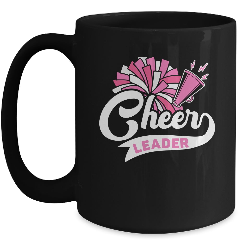 Cheerleader For Girls Women Cheerleading Cheer Practice Pink Mug | siriusteestore