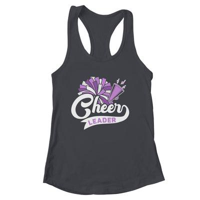 Cheerleader For Girls Women Cheerleading Cheer Practice Purple Shirt & Tank Top | siriusteestore