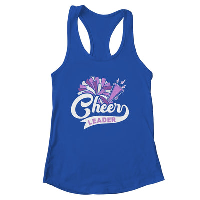 Cheerleader For Girls Women Cheerleading Cheer Practice Purple Shirt & Tank Top | siriusteestore