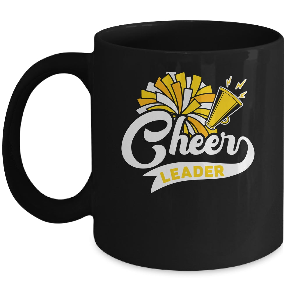 Cheerleader For Girls Women Cheerleading Cheer Practice Yellow Mug | siriusteestore