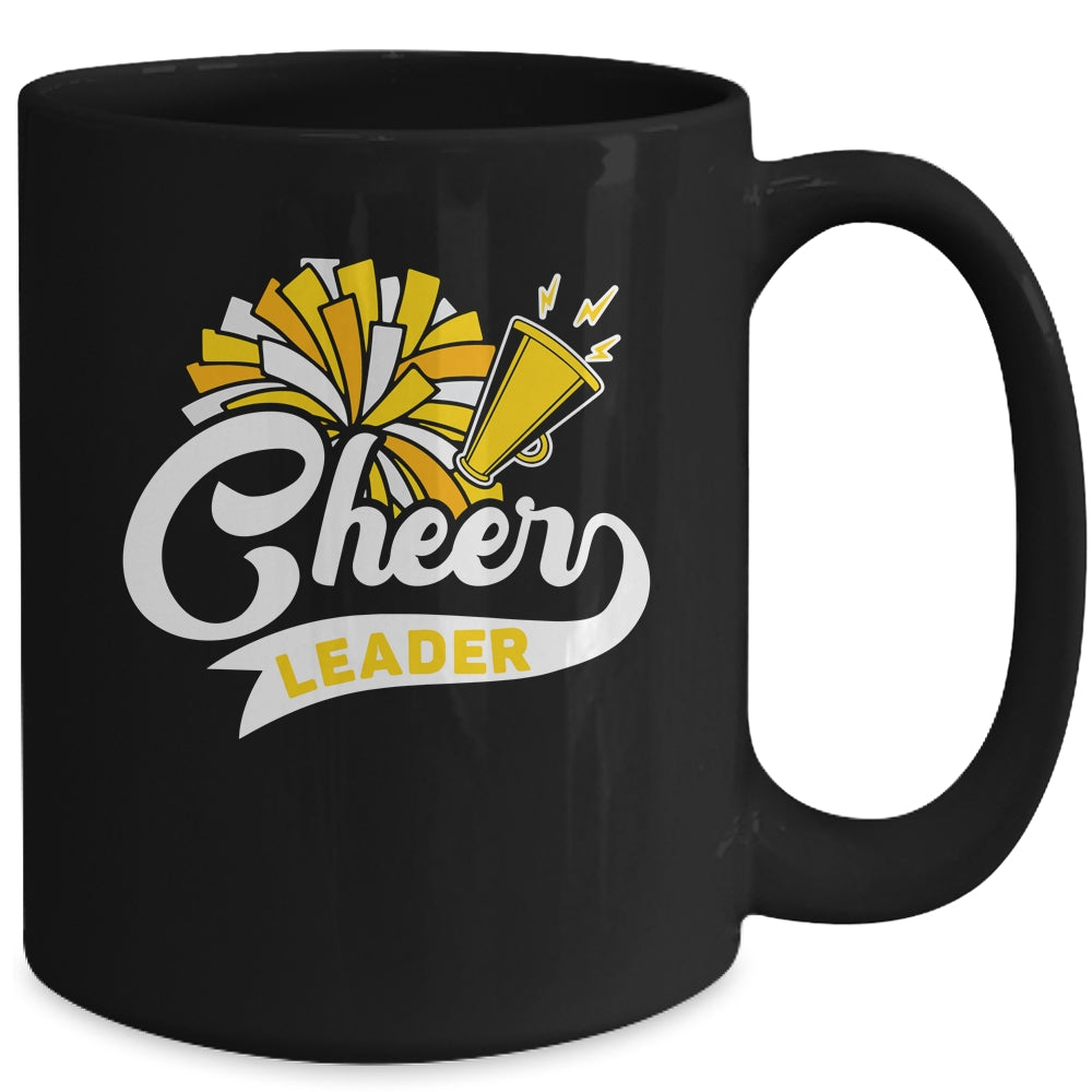 Cheerleader For Girls Women Cheerleading Cheer Practice Yellow Mug | siriusteestore