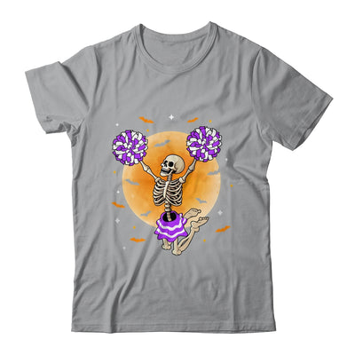 Cheerleading Skeleton Halloween Cheer Mom Girls Womens Cheer Shirt & Tank Top | siriusteestore