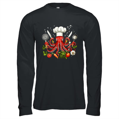 Chef Octopus Funny Cooking Sous Chef Cook Art Men Women Shirt & Hoodie | siriusteestore