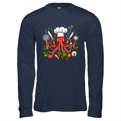 Chef Octopus Funny Cooking Sous Chef Cook Art Men Women Shirt & Hoodie | siriusteestore