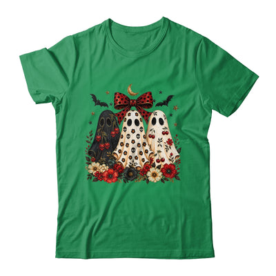 Cherry Ghost Coquette Halloween Spooky Season Ghost Leopard Shirt & Sweatshirt | siriusteestore