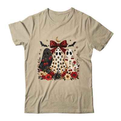 Cherry Ghost Coquette Halloween Spooky Season Ghost Leopard Shirt & Sweatshirt | siriusteestore