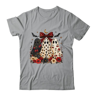 Cherry Ghost Coquette Halloween Spooky Season Ghost Leopard Shirt & Sweatshirt | siriusteestore