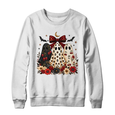 Cherry Ghost Coquette Halloween Spooky Season Ghost Leopard Shirt & Sweatshirt | siriusteestore