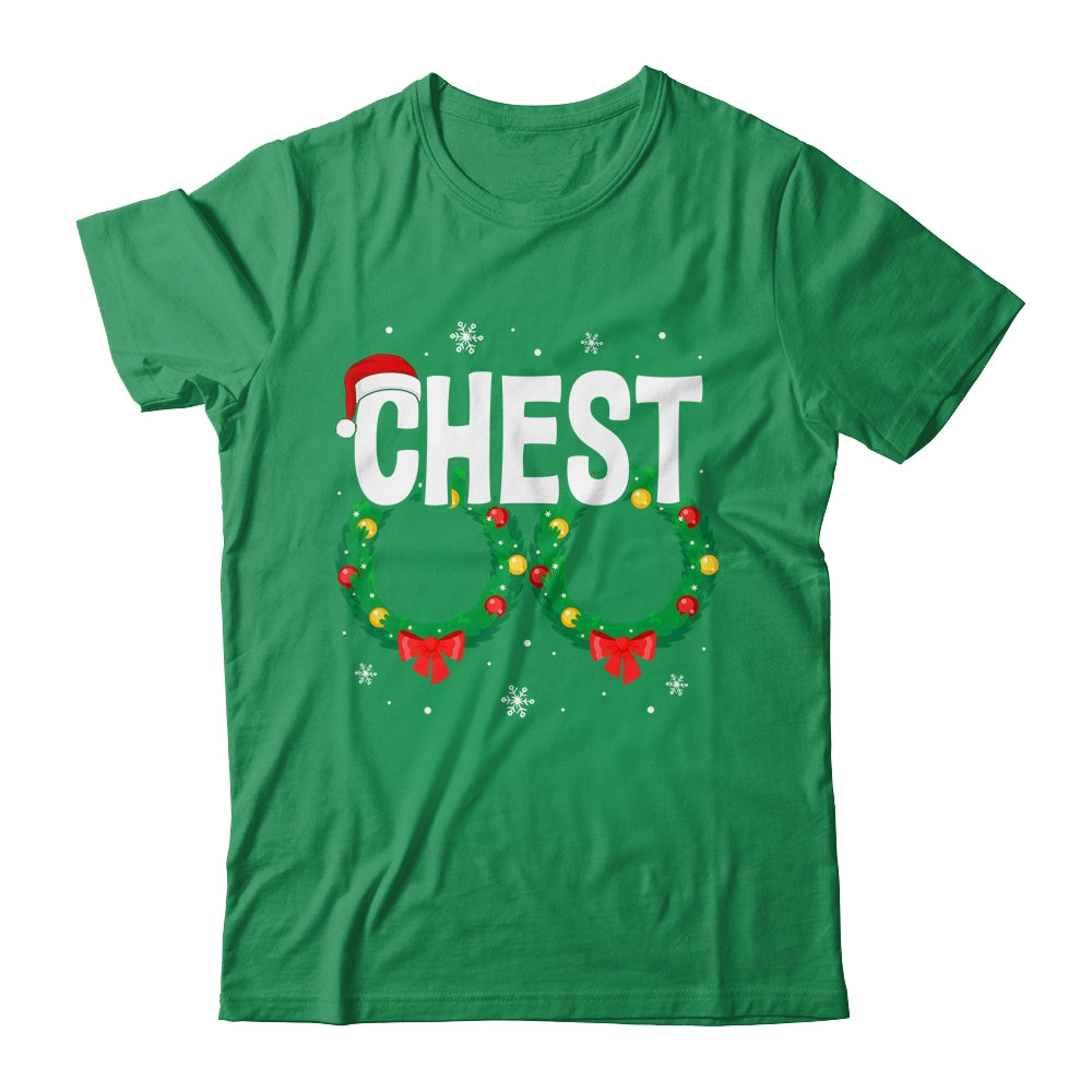 Chest Nuts Matching Chestnuts Funny Christmas Couples Chest Shirt & Sweatshirt | siriusteestore