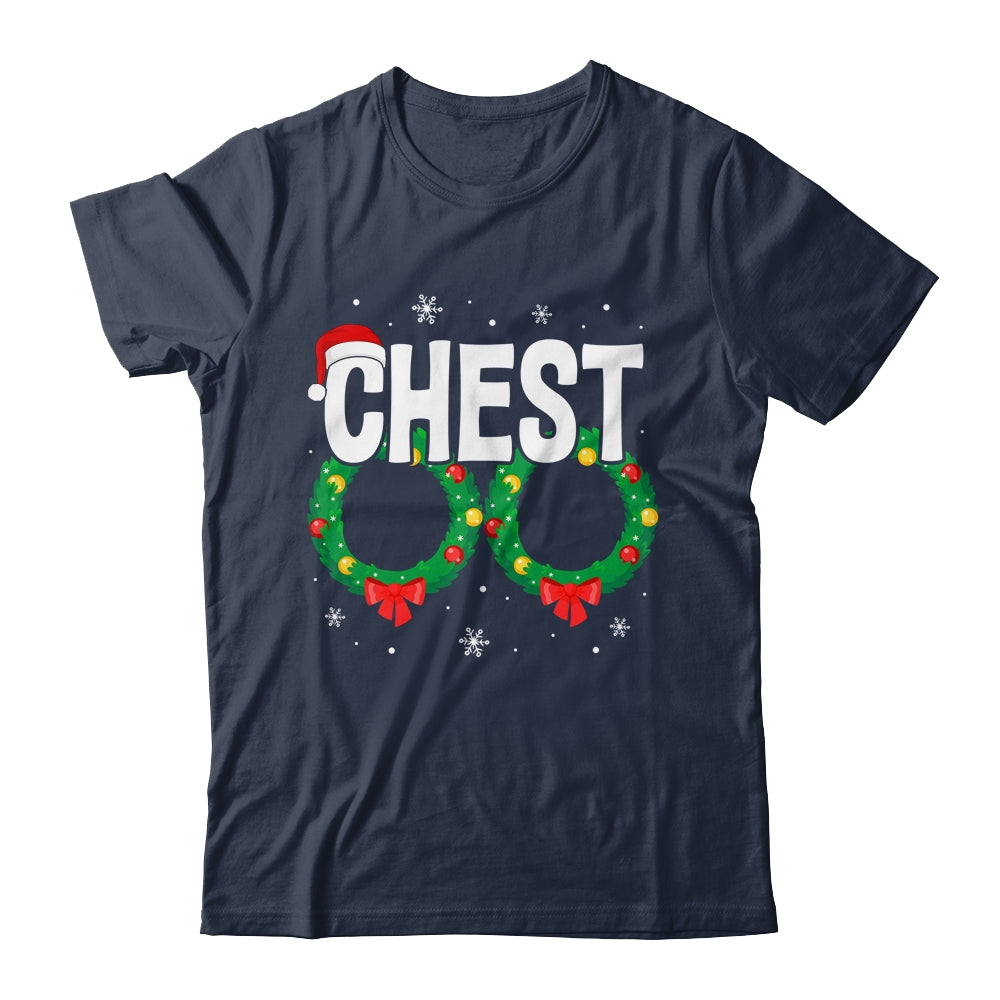 Chest Nuts Matching Chestnuts Funny Christmas Couples Chest Shirt & Sweatshirt | siriusteestore