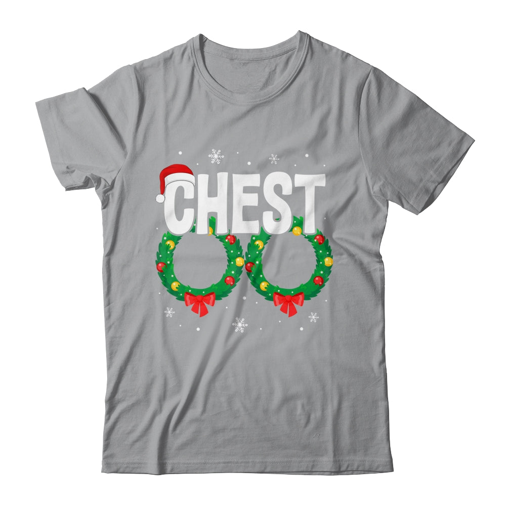 Chest Nuts Matching Chestnuts Funny Christmas Couples Chest Shirt & Sweatshirt | siriusteestore