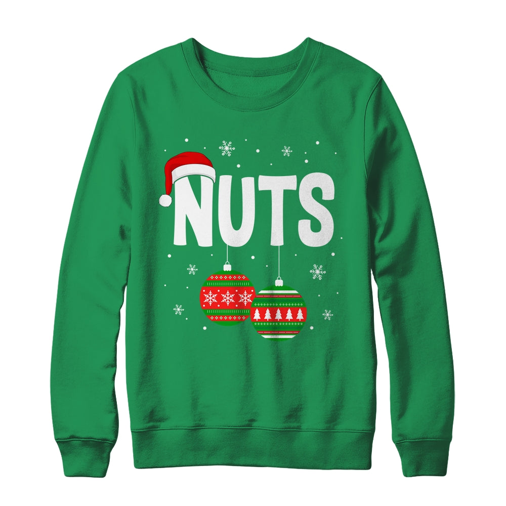 Chest Nuts Matching Chestnuts Funny Christmas Couples Nuts Shirt & Sweatshirt | siriusteestore