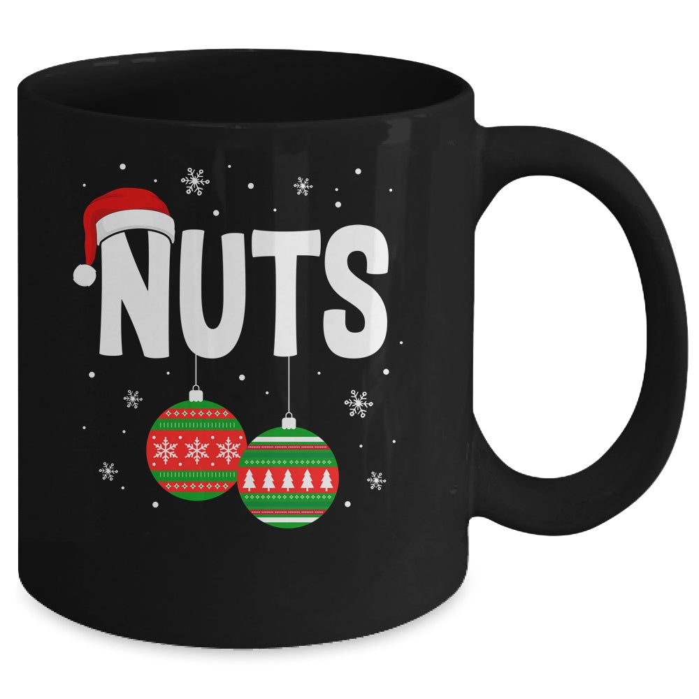 Chest Nuts Matching Chestnuts Funny Christmas Couples Nuts Mug | siriusteestore