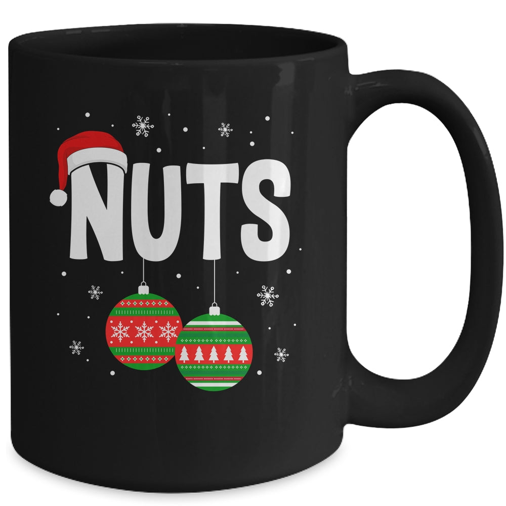 Chest Nuts Matching Chestnuts Funny Christmas Couples Nuts Mug | siriusteestore