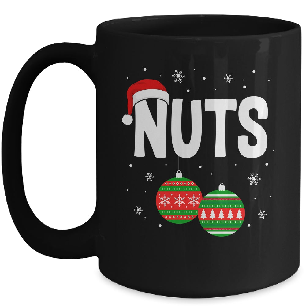 Chest Nuts Matching Chestnuts Funny Christmas Couples Nuts Mug | siriusteestore