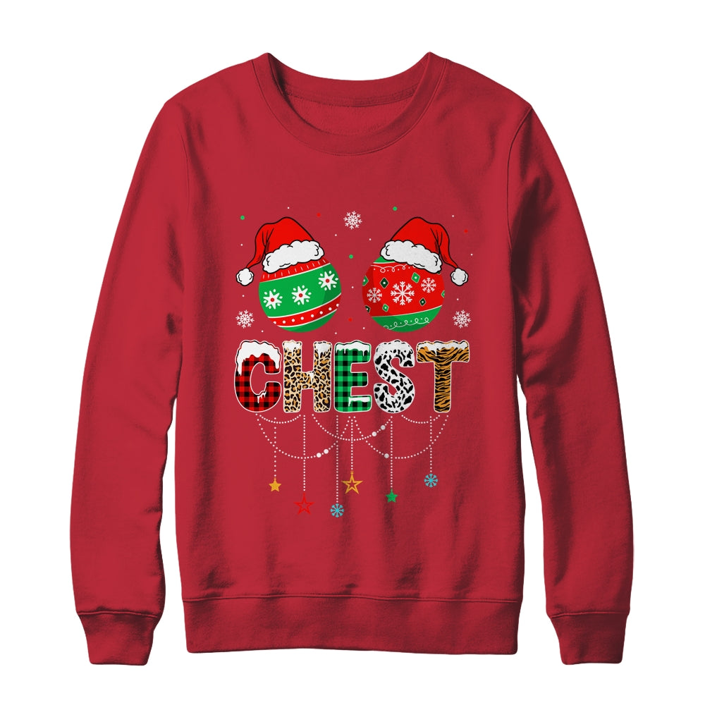 Chestnuts Matching Family Funny Chest Nuts Christmas Couples Shirt & Sweatshirt | siriusteestore