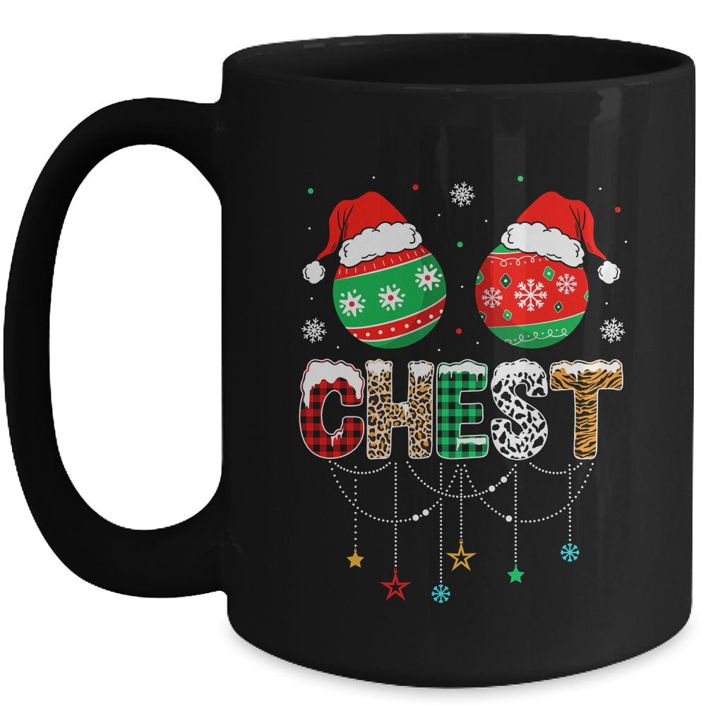Chestnuts Matching Family Funny Chest Nuts Christmas Couples Mug | siriusteestore