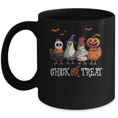 Chick Or Treat Halloween Witch Spooky Chicken Women Mug | siriusteestore