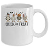 Chick Or Treat Spooky Chicken Halloween Spooky Season Kids Mug | siriusteestore