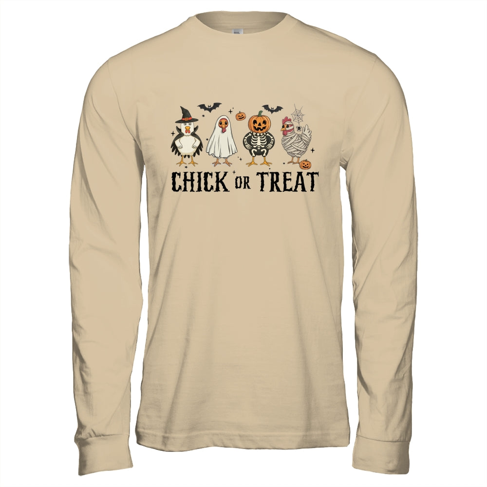 Chick Or Treat Spooky Chicken Halloween Spooky Season Kids Shirt & Hoodie | siriusteestore