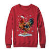 Chicken Christmas Chickens Santa Hat Xmas Chicken Lover Shirt & Sweatshirt | siriusteestore