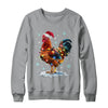 Chicken Christmas Chickens Santa Hat Xmas Chicken Lover Shirt & Sweatshirt | siriusteestore