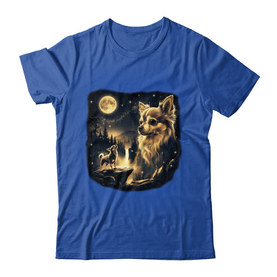 Chihuahua Howling To The Moon Vintage 90s Retro Dog Lover Shirt & Hoodie | siriusteestore