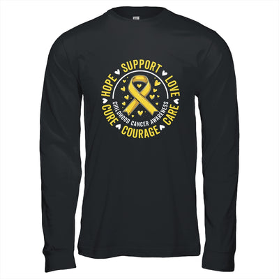 Childhood Cancer Awareness Child Cancer Care Gold Ribbon Shirt & Hoodie | siriusteestore